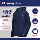 Champion v1012-549369 Men's Packable Jacket - Cargo Olive, L