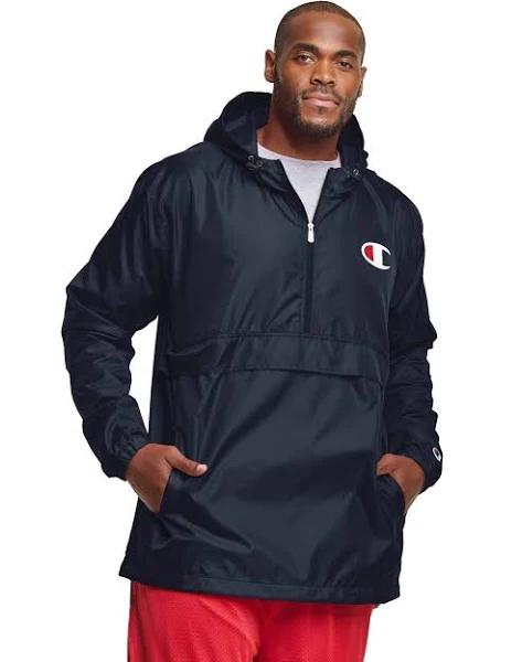 Champion v1012-549369 Men's Packable Jacket - Navy, S