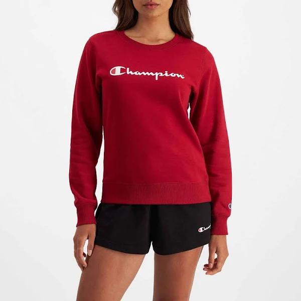 Champion Women's Script Pullover Crew