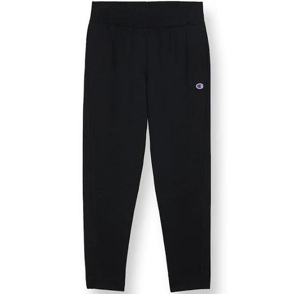 Champion Women's Sweat Pant Black Powerblend Pocket Sweatpants L