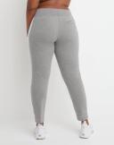 Champion Women's Sweat Pant Oxford Gray & White Powerblend Pocket Sweatpants L