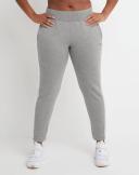 Champion Women's Sweat Pant Oxford Gray & White Powerblend Pocket Sweatpants L