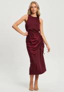 CHANCERY - Women's Red Midi Dresses - Wisteria Dress - Size 10 at The Iconic