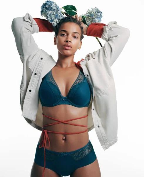 Chantelle Alto Plunge T-Shirt Bra Oriental Green 8DD