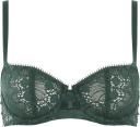 Chantelle Womens 016 Emerald Green Day to Night Half-Cup stretch-lace Bra 34B