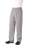 Chef Works Unisex Essential Baggy Chef Pants - Check - Size 2XL