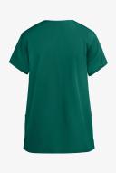 Cherokee 4770 Snap Front V-Neck Top - Hunter, 5XL