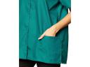 Cherokee 4770 Snap Front V-Neck Top - Hunter, M