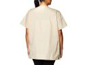 Cherokee 4770 Snap Front V-Neck Top - Khaki, S