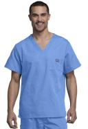 Cherokee 4789 Men's V-Neck Top - Navy, S