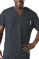 Cherokee 4789 Men's V-Neck Top - Navy, S