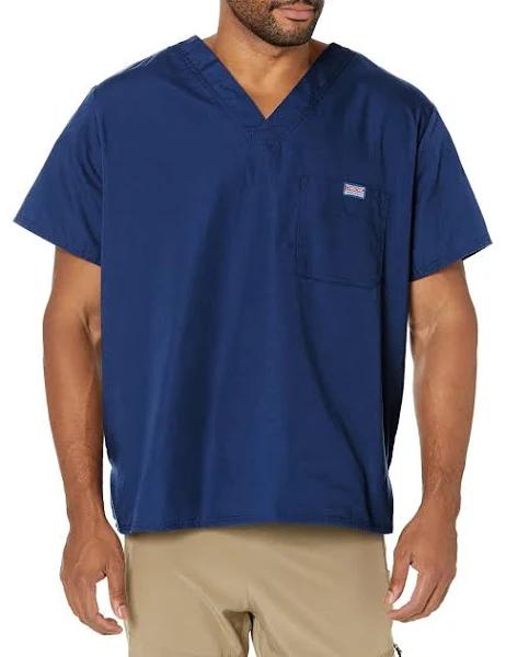 Cherokee 4789 Men's V-Neck Top - Navy, S