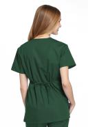 Cherokee 4801 Mock Wrap Tunic - Hunter, S