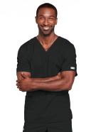 Cherokee Core Stretch 4725 Scrubs Top Unisex V-Neck Caribbean Blue