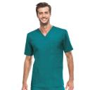 Cherokee Core Stretch 4725 Scrubs Top Unisex V-Neck Caribbean Blue