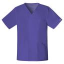 Cherokee Core Stretch 4725 Scrubs Top Unisex V-Neck Caribbean Blue
