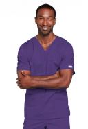 Cherokee Core Stretch 4725 Scrubs Top Unisex V-Neck Caribbean Blue