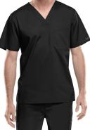 Cherokee Core Stretch 4743 Scrubs Top Men's V-Neck Black