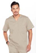 Cherokee Core Stretch 4743 Scrubs Top Men's V-Neck Black