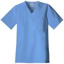Cherokee Core Stretch 4743 Scrubs Top Men's V-Neck Black