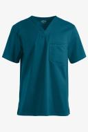 Cherokee Core Stretch 4743 Scrubs Top Men's V-Neck Caribbean Blue