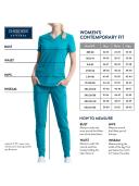 Cherokee Infinity 2624A Scrubs Top Womens Round Neck Carmine Pink