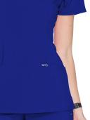 Cherokee Infinity 2624A Scrubs Top Womens Round Neck Galaxy Blue