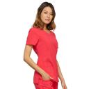 Cherokee Infinity 2624A Scrubs Top Womens Round Neck Olive