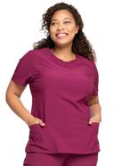 Cherokee Infinity 2624A Scrubs Top Womens Round Neck Turquoise