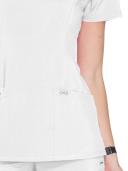 Cherokee Infinity 2624A Scrubs Top Womens Round Neck White