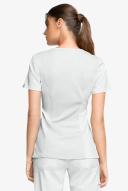 Cherokee Infinity 2624A Scrubs Top Womens Round Neck White