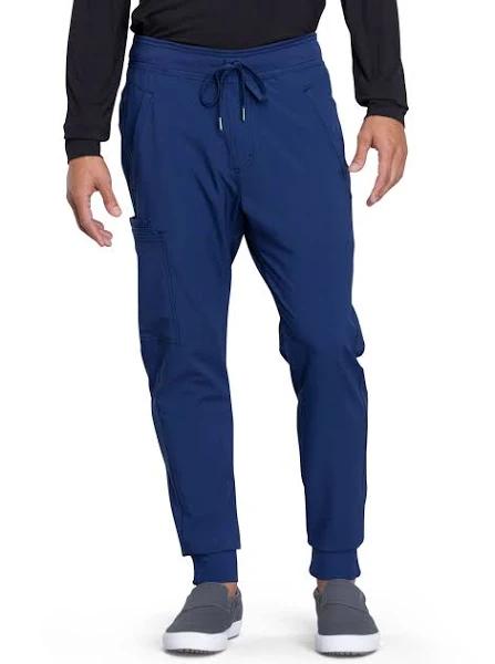 Cherokee Infinity CK004A Scrubs Pants Men's Natural Rise Jogger Navy
