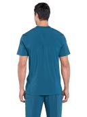 Cherokee Infinity CK910A Scrubs Top Mens V-Neck Caribbean Blue