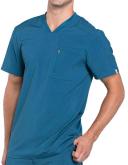 Cherokee Infinity CK910A Scrubs Top Mens V-Neck Olive