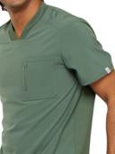 Cherokee Infinity CK910A Scrubs Top Mens V-Neck Olive