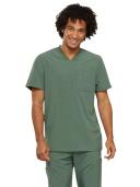 Cherokee Infinity CK910A Scrubs Top Mens V-Neck Olive