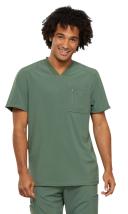Cherokee Infinity CK910A Scrubs Top Mens V-Neck Olive