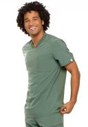 Cherokee Infinity CK910A Scrubs Top Mens V-Neck Olive