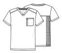 Cherokee Infinity CK910A Scrubs Top Mens V-Neck Royal