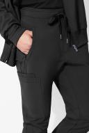 Cherokee Infinity Men's Jogger Short Cargo Scrub Pants - M - Black