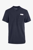 Cherokee Infinity Men's One Pocket V-Neck Scrub Top - 3x - Navy