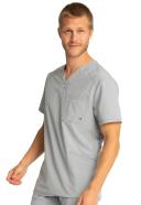 Cherokee Infinity Men's One Pocket V-Neck Scrub Top - 3x - Navy