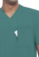 Cherokee Infinity Men's One Pocket V-Neck Scrub Top - S - Royal