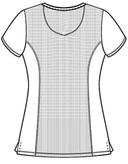 Cherokee Infinity Scrubs Round Neck Scrub Top - 3x - Grey