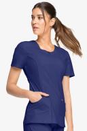 Cherokee Infinity Scrubs Round Neck Scrub Top - M - Galaxy