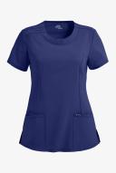 Cherokee Infinity Scrubs Round Neck Scrub Top - M - Galaxy
