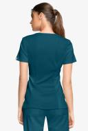 Cherokee Infinity Scrubs Round Neck Scrub Top - S - Caribbean Blue