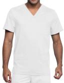 Cherokee Revolution Tech Mens WW760AB Scrubs Top Men White