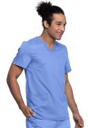 Cherokee Revolution Tech Mens WW760AB Scrubs Top Men White