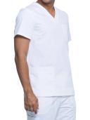 Cherokee Revolution Tech Mens WW760AB Scrubs Top Men White